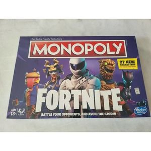 Monopoly FORTNITE EDITION Board Game * BRAND NEW SEALED * 27 New Characters
